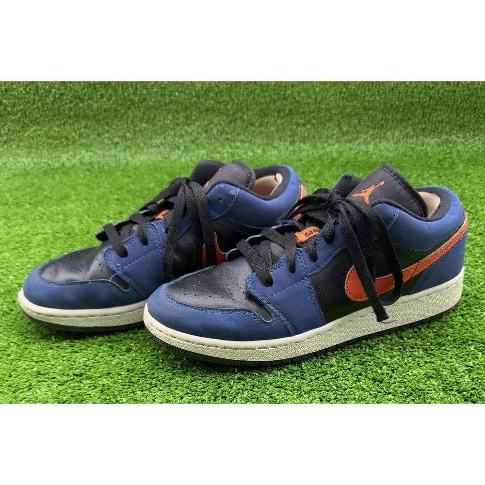 JORDAN Youth Air 1 Low BG 553560 480 - Black/White/Anthracite - Size 6.5Y